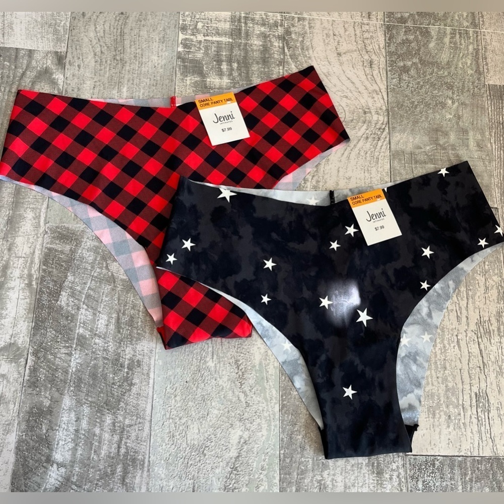 NWT Jenni Women's No-Show Bikini Underwear